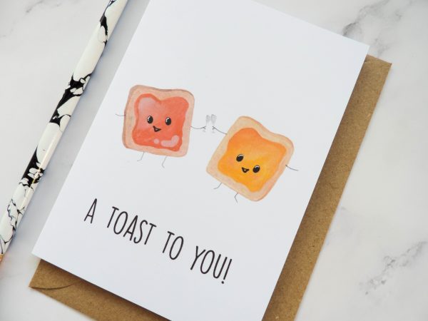 A Toast to You Karte mit Umschlag – Bild 2
